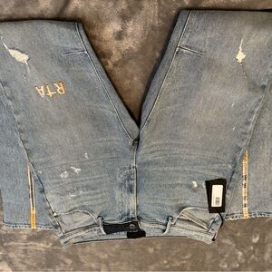 RtA Light Blue Distressed Men's Jeans